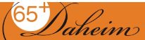 65 Plus Daheim Logo